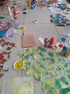 incollare i pezzi