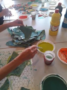 colorare i pezzi